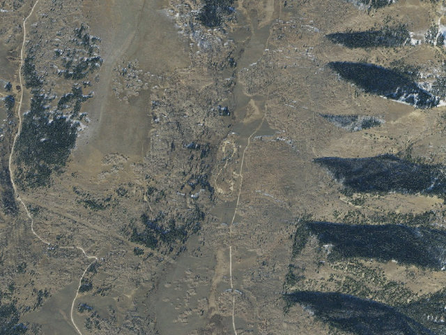 Aerial image of Indian Creek Group Campground