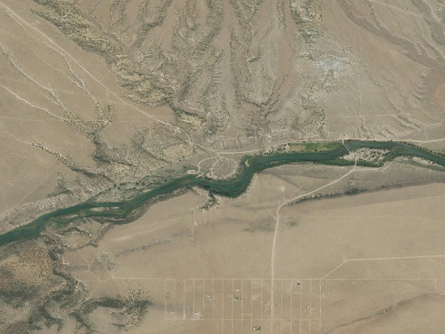 Aerial image of Indian Crossing Campground