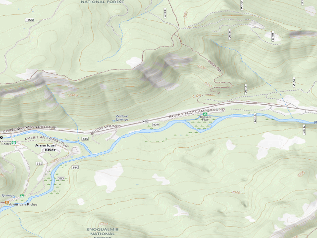 USGS topographic map of Indian Flat