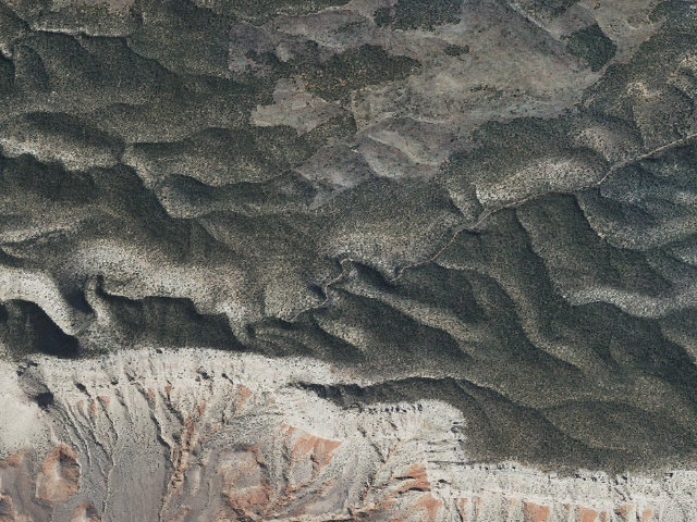 Aerial image of Indian Hollow Campground