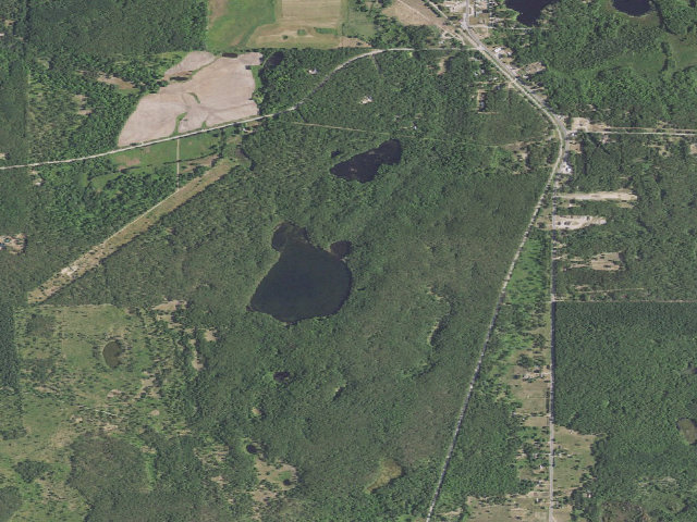 Aerial image of Indian Lake Recreation Area