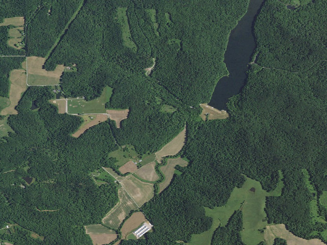 Aerial image of Indian Lake Roadside Dispersed Campsite 3 (Hoosier NF)