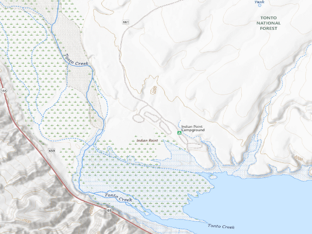 USGS topographic map of Indian Point
