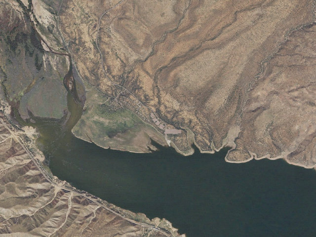 Aerial image of Indian Point Campground