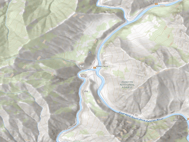 USGS topographic map of Indian Point