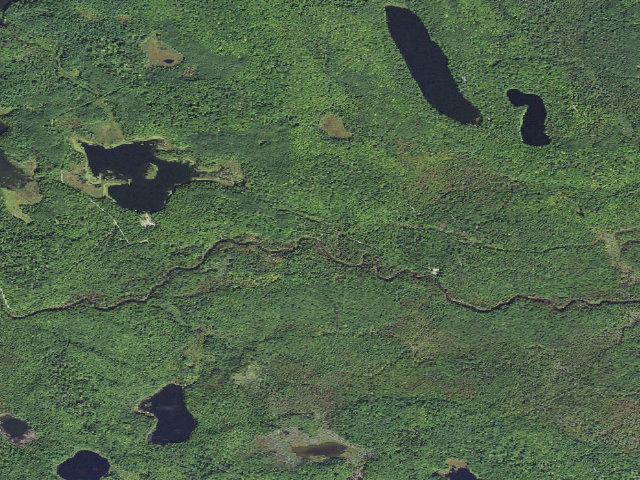 Aerial image of Indian River Deer Creek Camping Area