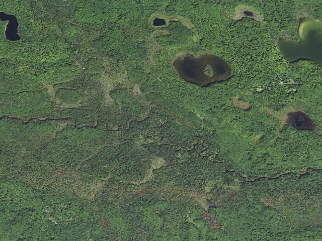 Aerial image of Indian River Little Indian Camping Area