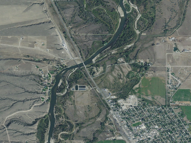 Aerial image of Indian Road Campground