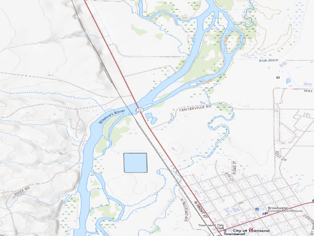 USGS topographic map of Indian Road Campground