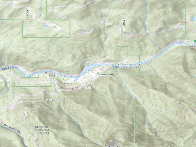 USGS topographic map of Indian Scotty