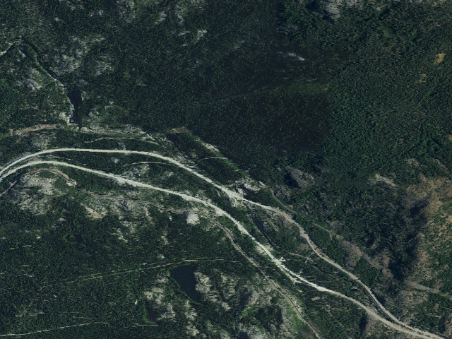Aerial image of Indian Springs Campground