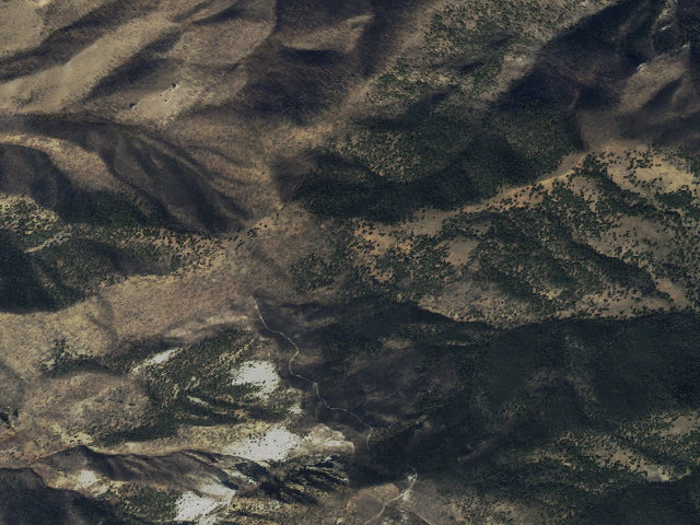 Aerial image of Indian Springs Campsite