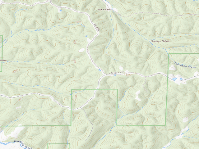 USGS topographic map of Indian Trail Conservation Area