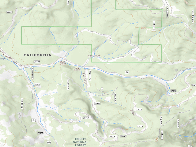 USGS topographic map of Indian Valley Camp
