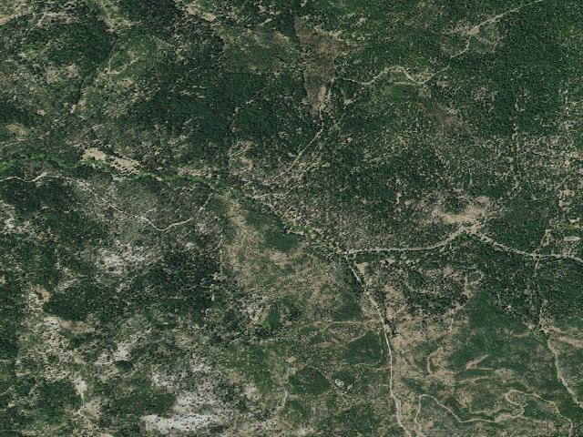 Aerial image of Indian Valley Dispersed Camping Area