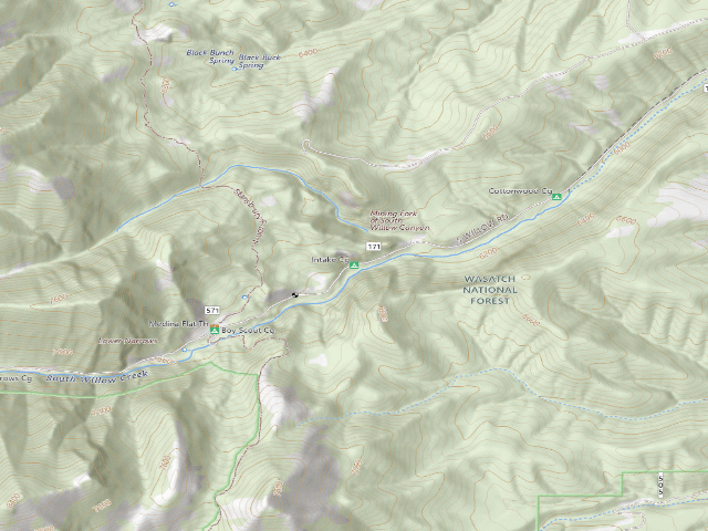 USGS topographic map of Intake
