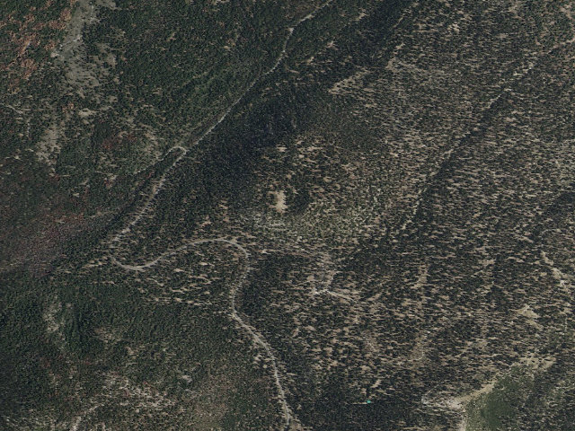 Aerial image of Inyo National Forest
