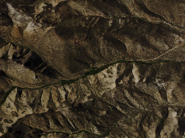 Aerial image of Inyo National Forest