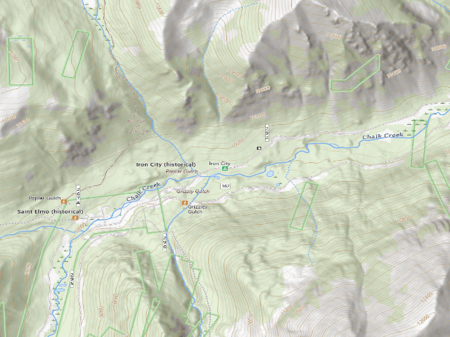 USGS topographic map of Iron City