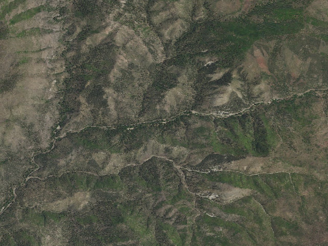 Aerial image of Iron Creek Campground