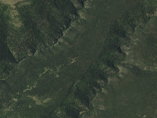 Aerial image of Iron Gate Campground