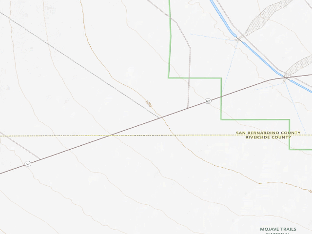 USGS topographic map of Iron Mountain Divisional Camp -Patton
