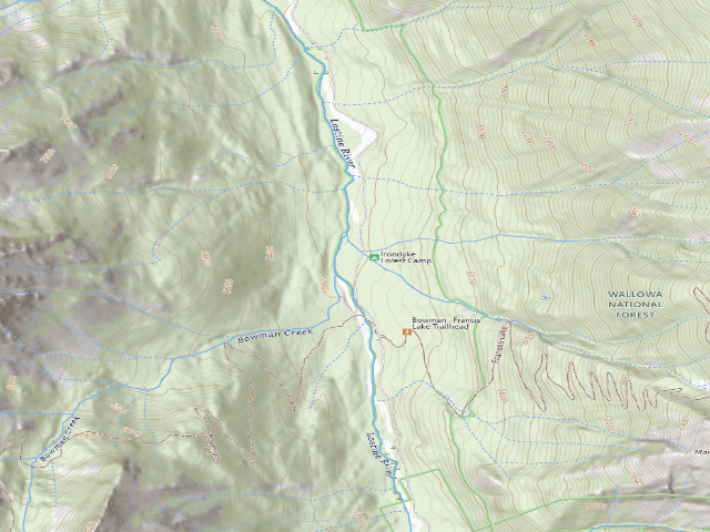 USGS topographic map of Irondyke Forest Camp