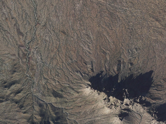 Aerial image of Ironwood Forest National Monument