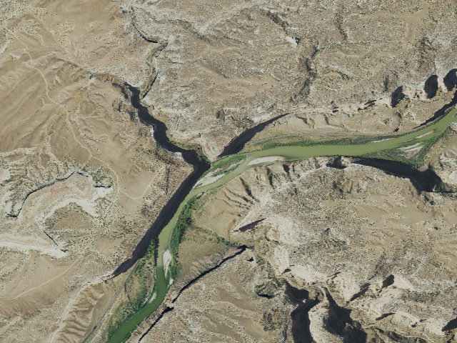 Aerial image of Island Camp