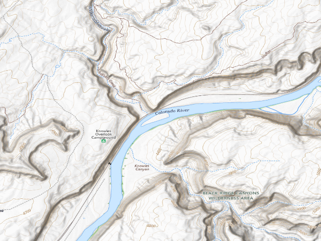 USGS topographic map of Island Camp
