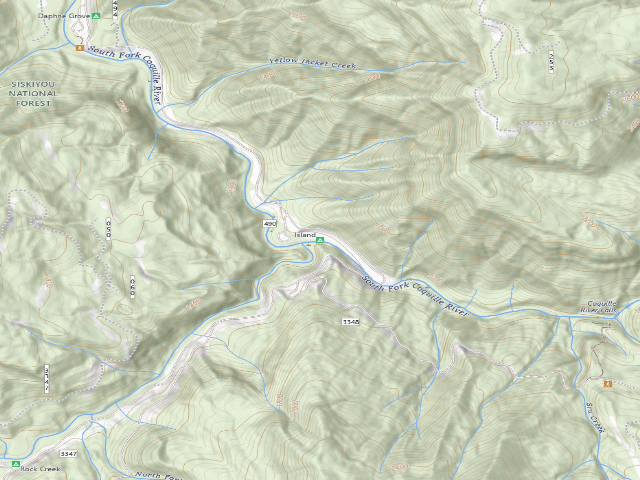 USGS topographic map of Island
