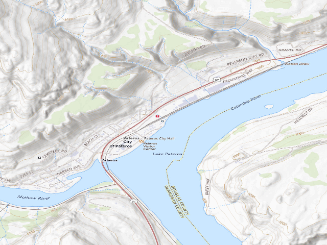USGS topographic map of Ives Landing Park