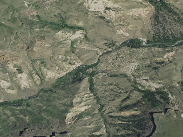 Aerial image of Jack Creek