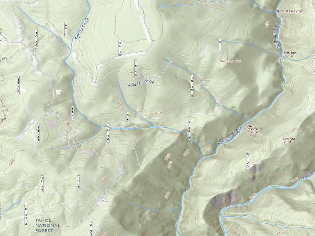 USGS topographic map of Jack Robinson