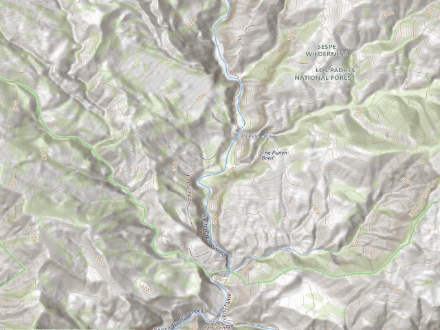 USGS topographic map of Jackson Camp