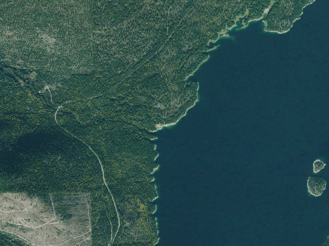 Aerial image of Jackson Creek