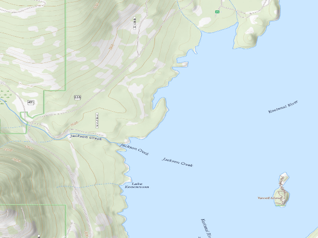 USGS topographic map of Jackson Ds-Site 5