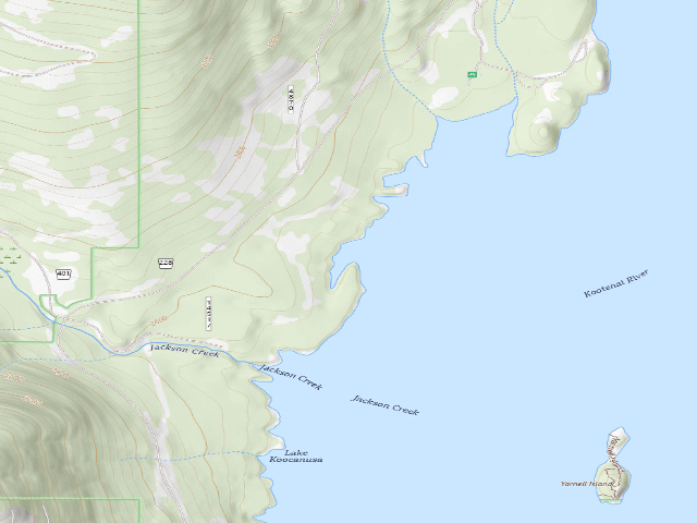 USGS topographic map of Jackson Ds-Site 6