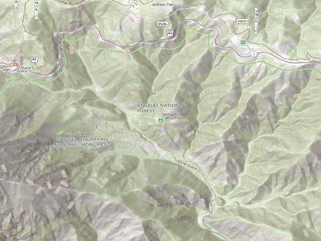 USGS topographic map of Jackson Flat Group