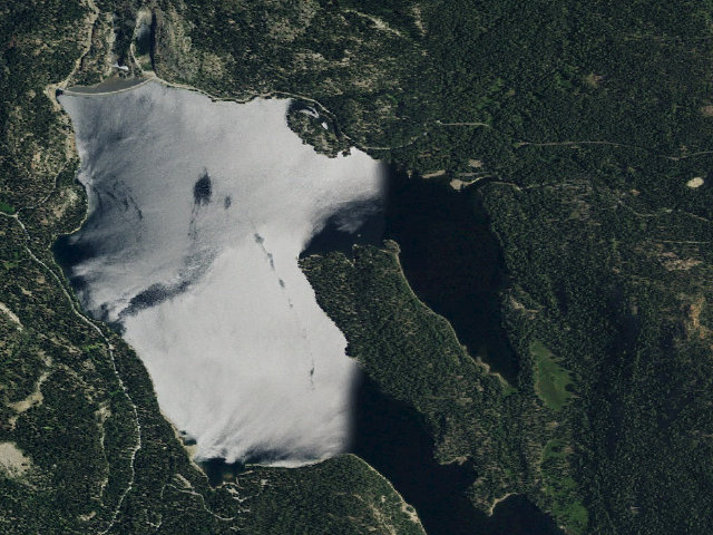 Aerial image of Jackson Point Campground