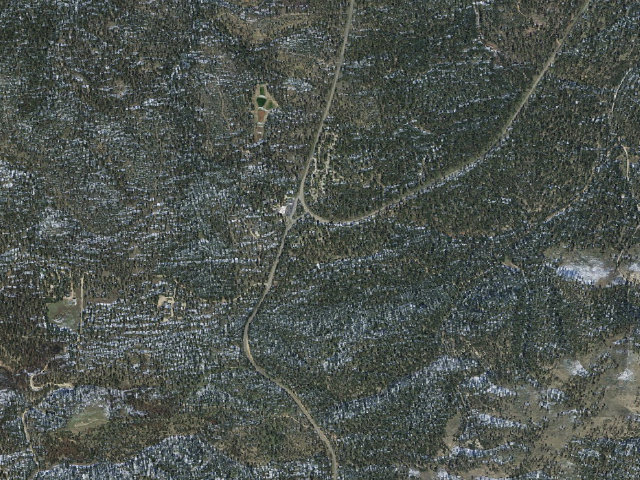 Aerial image of Jacob Lake Group Campground