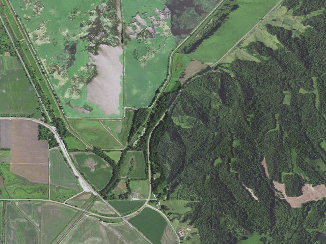 Aerial image of Jamerson C. McCormack Conservation Area