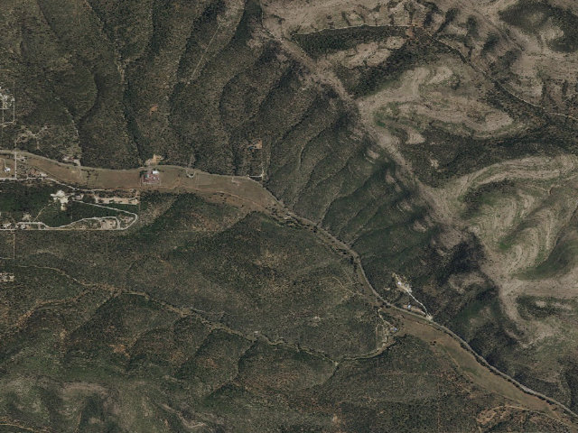 Aerial image of James Canyon Campground