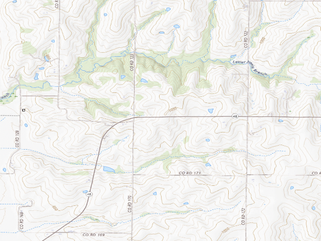 USGS topographic map of James D. Christie Conservation Area