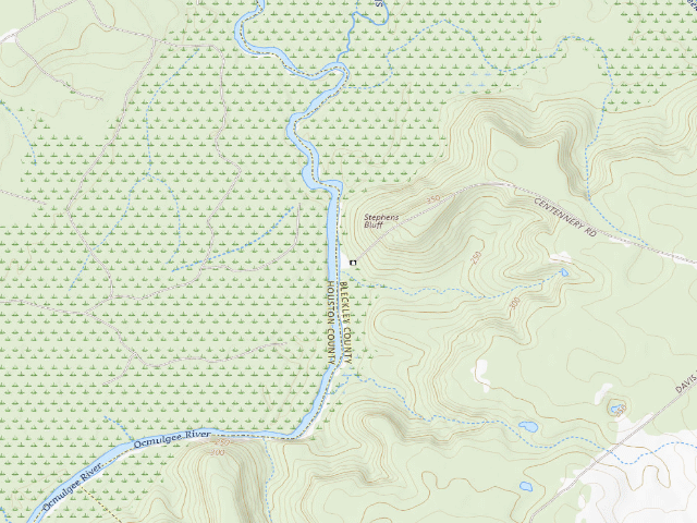 USGS topographic map of James Dykes Memorial Park - Dykes Landing (Cochran)