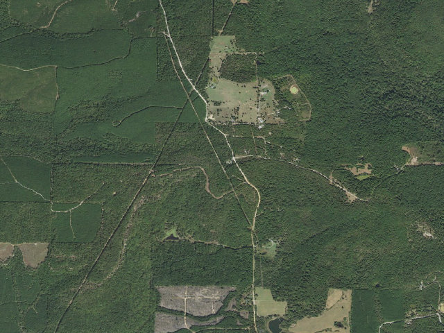Aerial image of Jamestown Independence County Camping Area