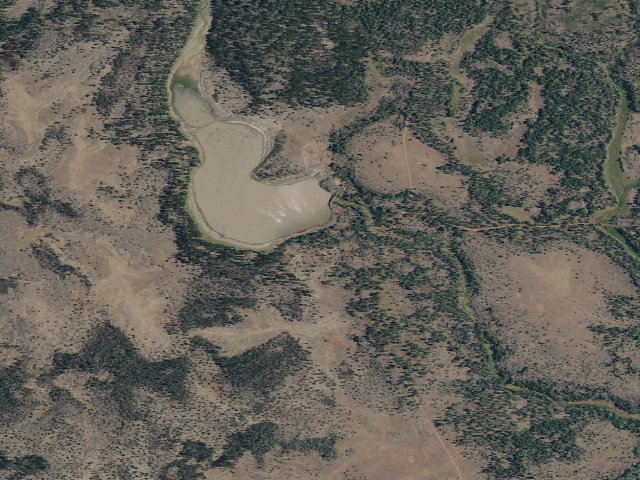 Aerial image of Jane's Reservoir Campground