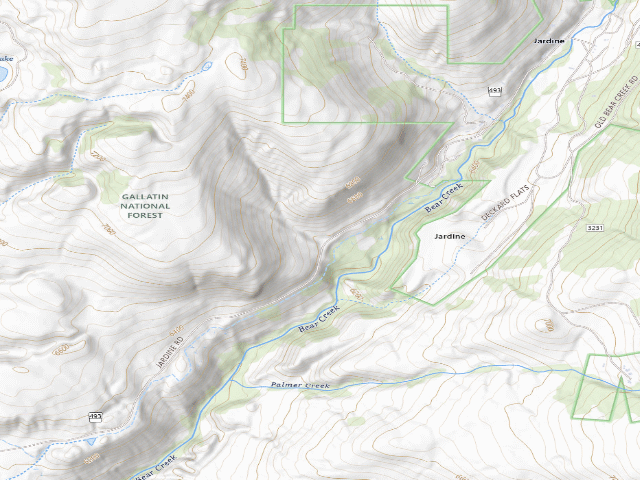 USGS topographic map of Jardine Road-002