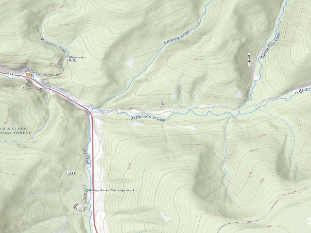 USGS topographic map of Jefferson Creek-002