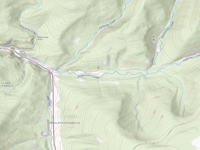 USGS topographic map of Jefferson Creek-003